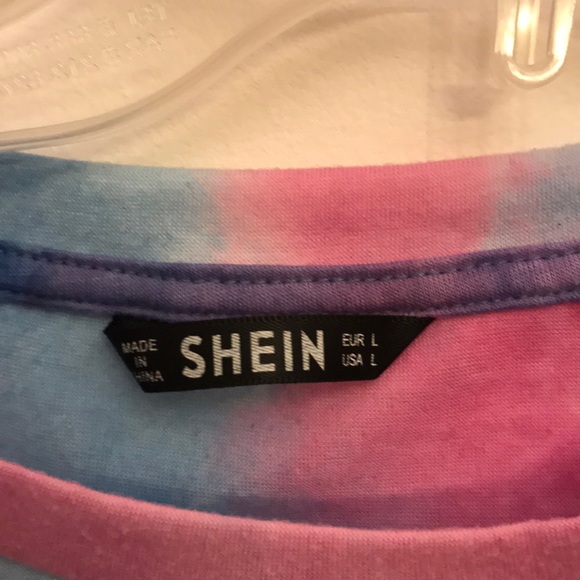 Shein crop tie dye tee shirt - Picture 2 of 3